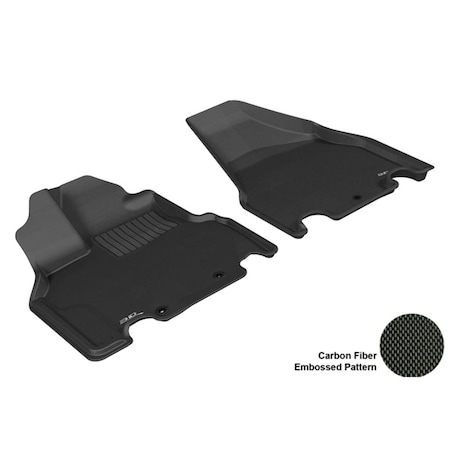 3D Maxpider HONDA ODYSSEY EX 2011-2014 KAGU BLACK R1 Floor Mat L1HD03811509
